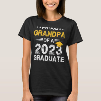 T-shirt Fière Grand-Père D'Une Classe De 2023 Diplômé Seni