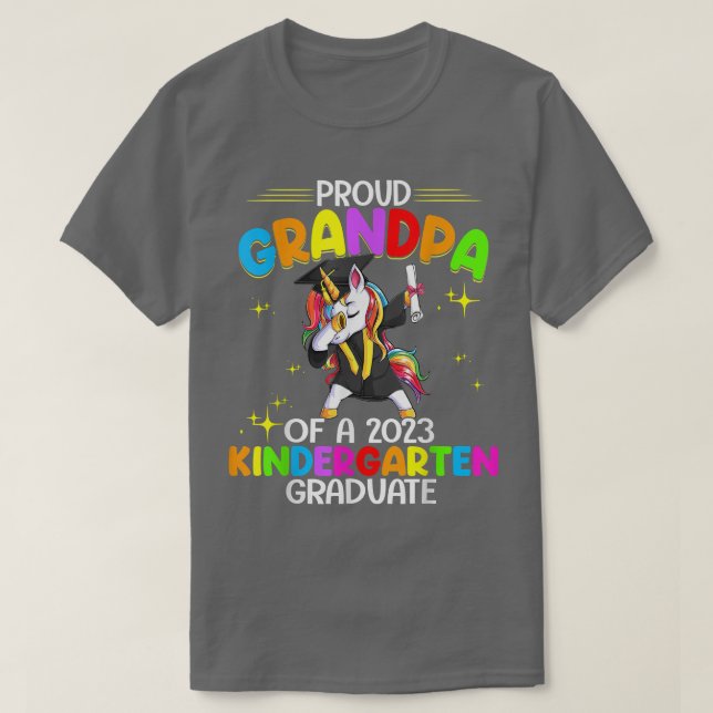 T-shirt Fière Grand-Père D'Une Unic De Graduate De La Mate (Design devant)