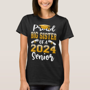 T-shirt Fière Grande Soeur D'Un Diplôme Supérieur De 2024
