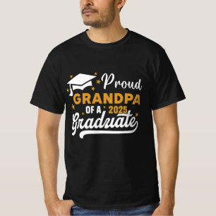 T-SHIRT FIÈRE GRANDPA D'UNE CLASSE DE DIPLÔME 2025 DE 2025