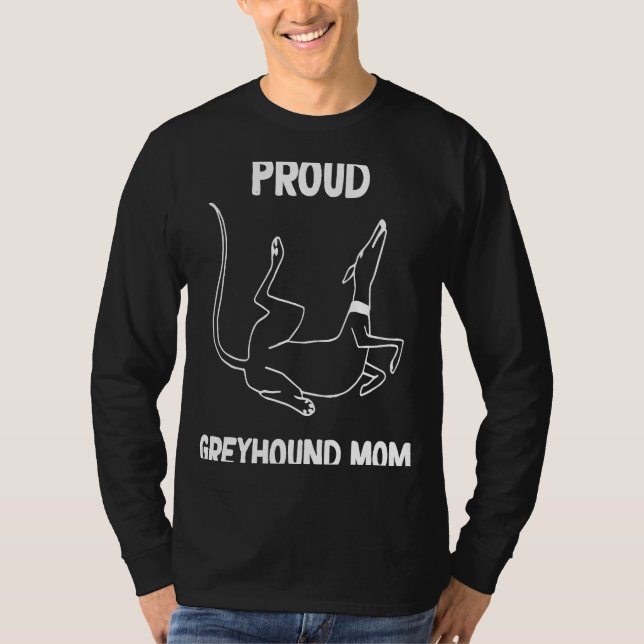 T-shirt Fière Greyhound maman Roaching 1 (Devant)