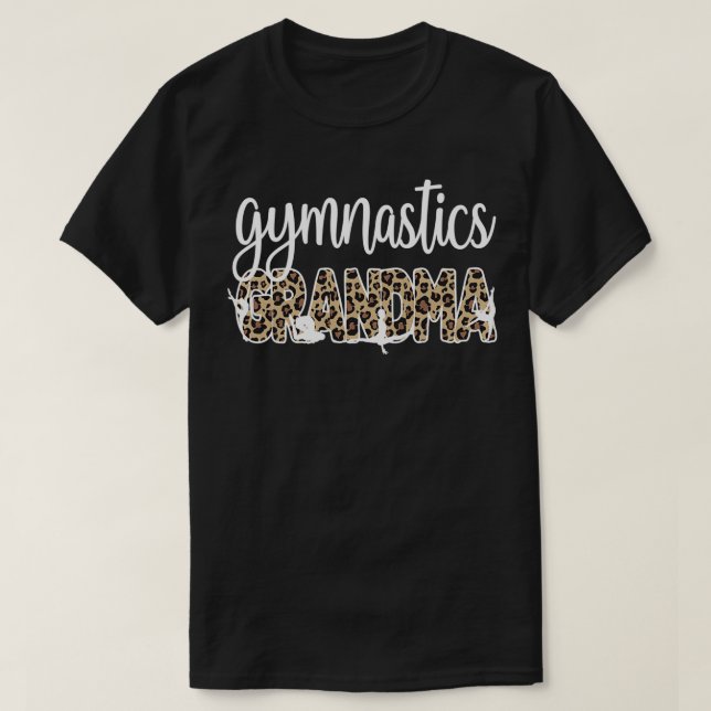 T-shirt Fière Gymnastique Grand-Mère De Gymnaste 5 (Design devant)