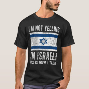 T-shirt Fière Héritage Israélien Israël Racines Drapea
