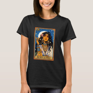 T-shirt Fière Indienne Fille Inde Voyager Desi Fille Brown