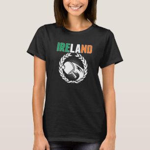 T-shirt Fière Irlande Tennis de Table Irlandais Ping Pong