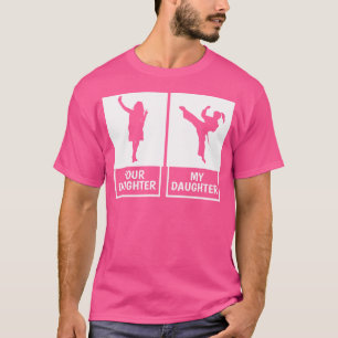 T-shirt Fière Karate Maman Votre Fille Ma Fille
