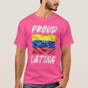 T-shirt Fière Latina Mois du patrimoine hispanique Venezue