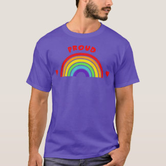 T-shirt Fière LGBT Pride Mois Tee LGBTQ Supporter Ga Cadea