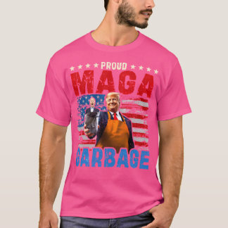 T-shirt Fière Maga Garbage Trump Supporter