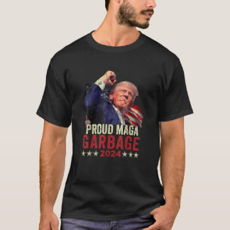 T-shirt Fière MAGA Garbage Trump Supporter