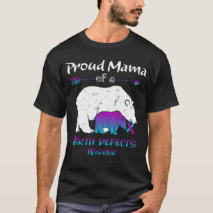 T-shirt Fière Mama Bear Sensibilisation aux anomalies cong