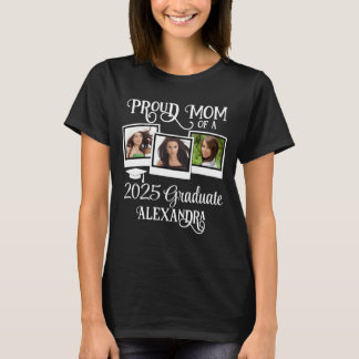 T-shirt Fière Maman 2025 Graduate Mother Graduation Photo