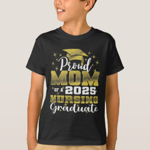 T-shirt Fière Maman Cl De 2025 Infirmière Diplômée Infirmi