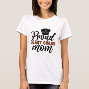 T-shirt Fière maman de la Garde côtière, Amour pour la Gar