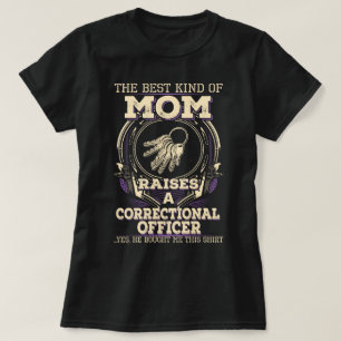T-shirt Fière maman de l'agent correctionnel