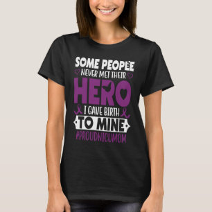 T-shirt Fière maman de l'USIN Micro Prématuré Bébé Guerriè