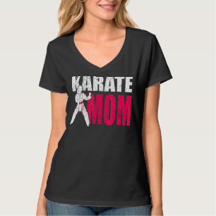 T-shirt Fière Maman D'Un Combat De Karaté