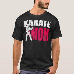T-shirt Fière Maman D'Un Combat De Karaté