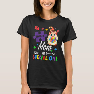 T-shirt Fière maman d'un gnome de puzzle spécial Autisme A