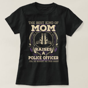T-shirt Fière maman d'un policier