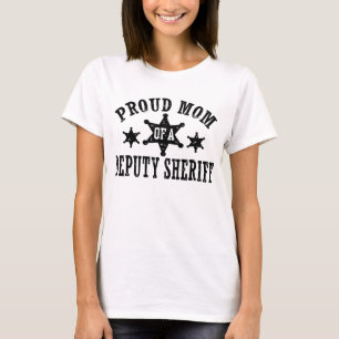 T-shirt Fière maman d'un shérif adjoint