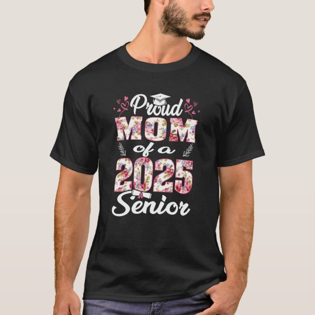 T-shirt Fière Maman D'Une Classe Supérieure 2025 De 2025 G (Devant)