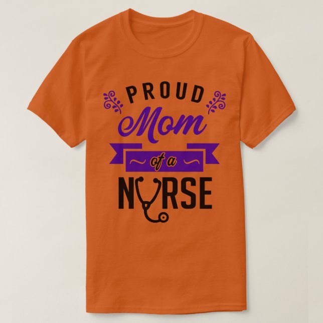 T-shirt Fière maman d'une infirmière 3 (Design devant)