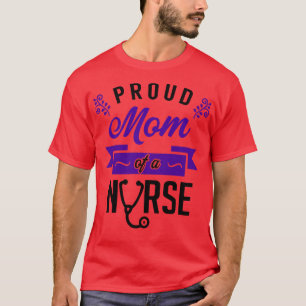 T-shirt Fière maman d'une infirmière 3