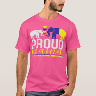 T-shirt Fière maman et bébé Elephant syndrome de bas nivea