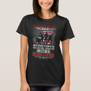 T-shirt Fière Maman Papa Militaire J'ai appris à Mon Fils