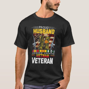 T-shirt Fière Mari D'Un Vétéran Viêt-nam Guerre Du Vietnam
