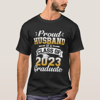 T-shirt Fière Mari D'Une Catégorie De 2023 Diplômé G
