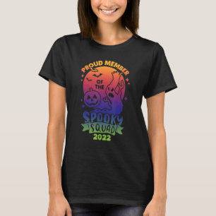 T-shirt Fière membre de la Spooky Squad 2022 Joyeux Hallow