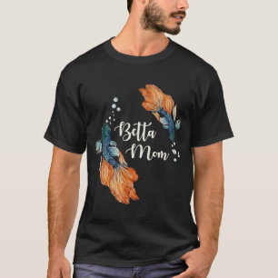 T-shirt Fière mère Betta Poisson combattant siamois Aquare