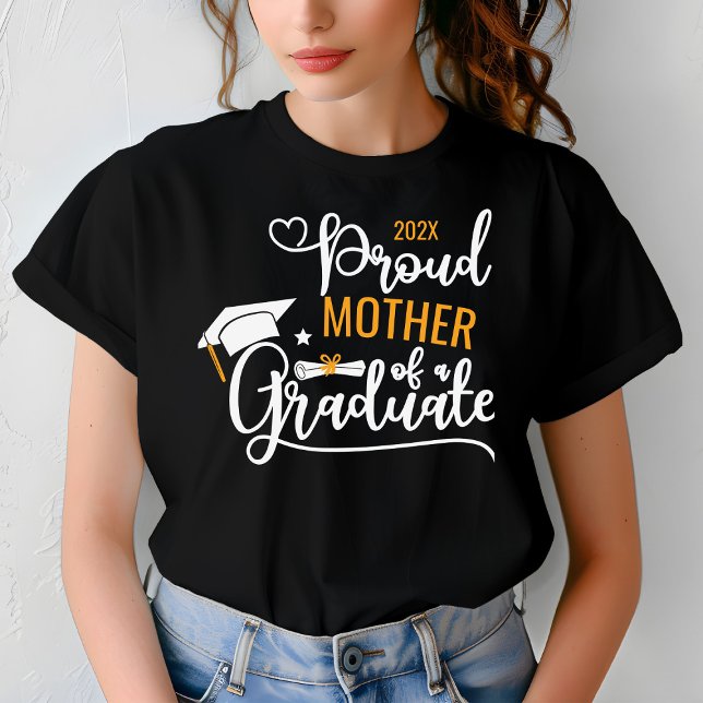 T-shirt Fière mère d'un parent diplômé sur mesure (Créateur téléchargé)
