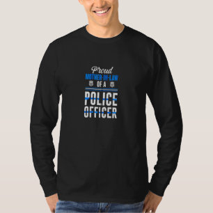 T-shirt Fière Mère En Droit D'Un Policier Cool Mothe
