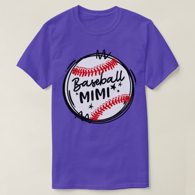 T-shirt Fière Mimi De Baseball (Design devant)