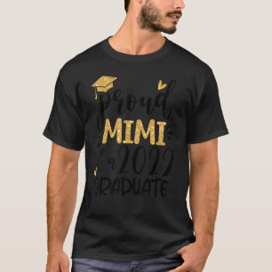 T-shirt Fière Mimi D'Une Classe De 2022 Diplômé Senior Sch