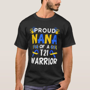T-shirt Fière Nana Du T21 : Sensibilisation Au Syndrome De