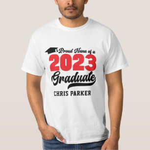 T-shirt Fière NANA d'un Script Red Bold 2023 Graduate