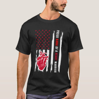 T-shirt Fière Nana D'Une Lui Guerrier Sensibilisation À L'