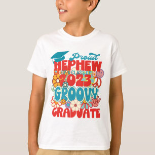 T-shirt Fière NEPHEW d'une classe de 2023 Graduate Retro