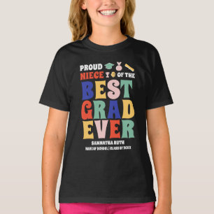 T-shirt Fière nièce de la meilleure Grad jamais