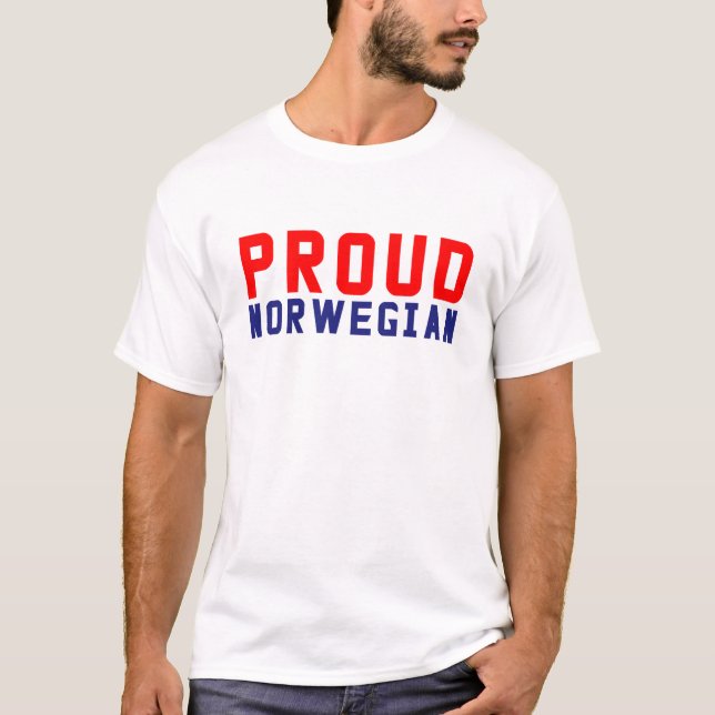 T-shirt Fière norvégienne  (Devant)