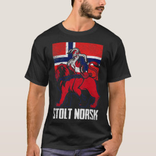T-shirt Fière Norvégienne Stolt Norsk