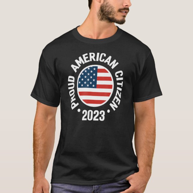 T-shirt Fière nouvelle citoyenne 2023 US Citoyenneté Améri (Devant)