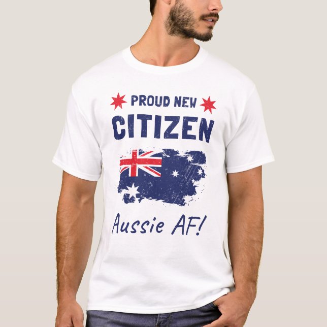T-shirt Fière nouvelle citoyenne australienne, cérémonie d (Devant)