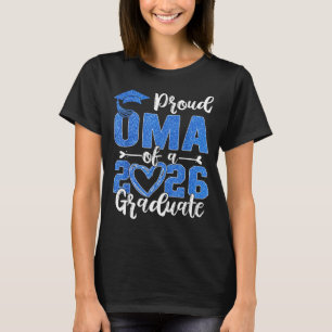 T-shirt Fière oma d'un diplômé de la promotion 2026 senior
