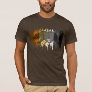 T-shirt Fière ombre d'ours grunge gay Cool