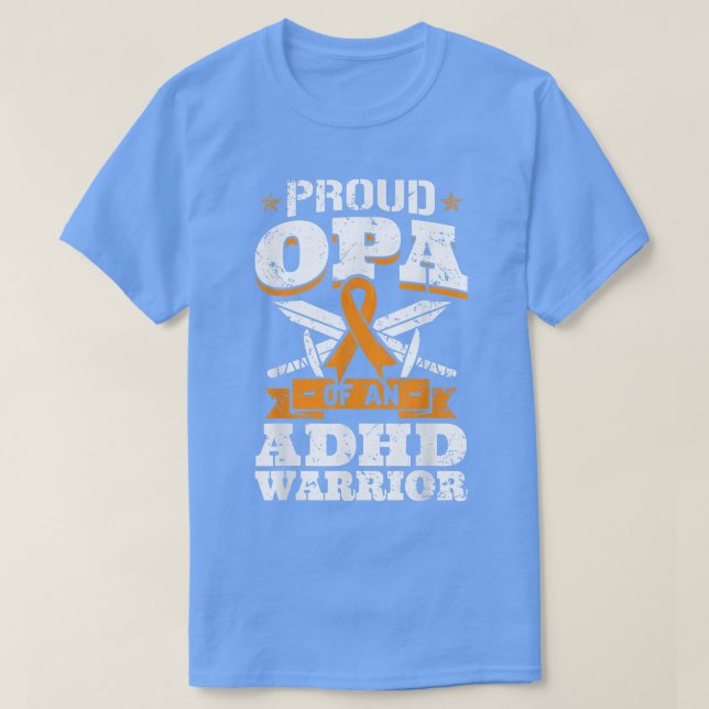 T-shirt Fière Opa D'Un Groupe De Ruban De Sensibilisation  (Design devant)